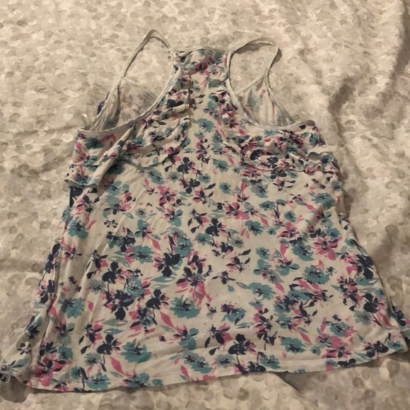 Floral Racer Back Tank - Picture 2 of 3